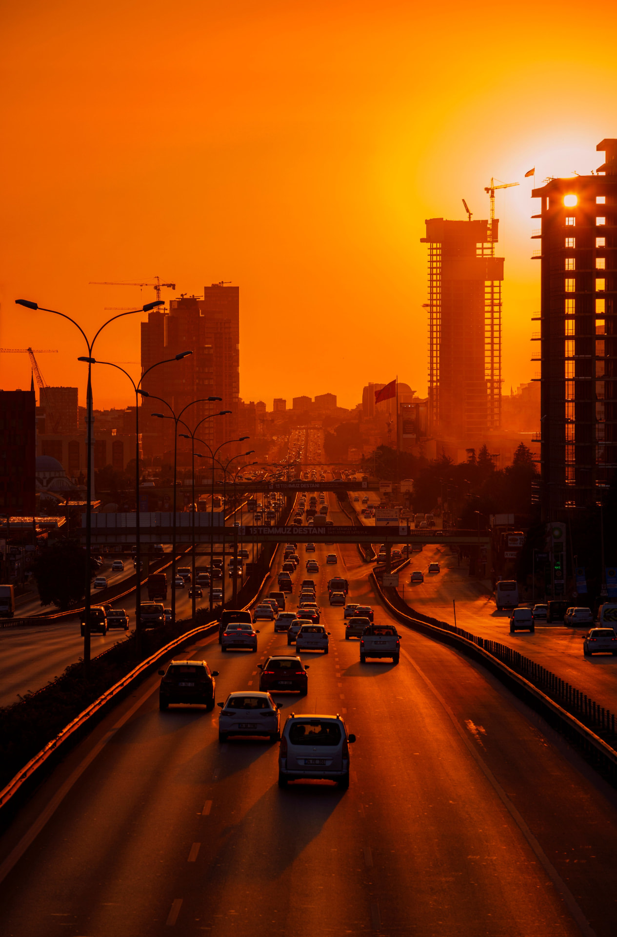 City highway at golden sunset, representing connected markets and long-term partnerships across the region